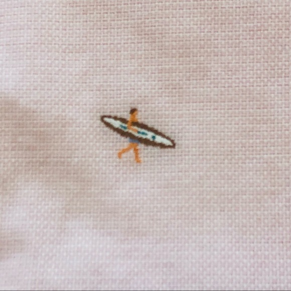 Ted Baker Button Down Beach Print Shirt Pink xxl - Picture 12 of 16